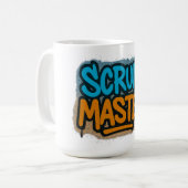 Scrum Master Graffiti Koffiemok (Voorkant links)