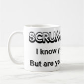 Scrum master, je bent klaar koffiemok (Links)