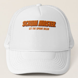 Scrum Master Laat de Sprint Beginnen Trucker Pet