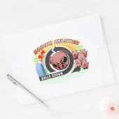 Scrum master ovale sticker (Envelop)