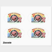 Scrum master ovale sticker (Vel)