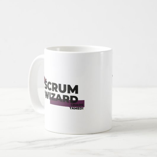 Scrum Master, Scrum Wizard Chaos getemd Koffiemok (Voorkant links)