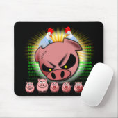 Scrum Mousepad - kippen en varkens Muismat (Met muis)