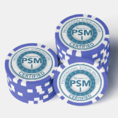 Scrum.org Poker Chip - PSM gecertificeerd (Opstapeling)
