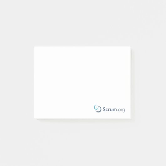 Scrum.org Sticky Notes - White (Voorkant)