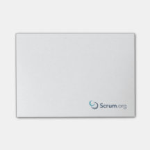 Scrum.org Sticky Notes - White