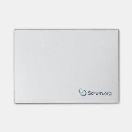 Scrum.org Sticky Notes - White