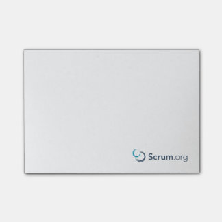 Scrum.org Sticky Notes - White
