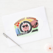 Scrum Product Owner - Agile Ovale Sticker (Envelop)