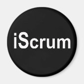 Scrum Rugby Scrum Tshirt Magneet (Voorkant)