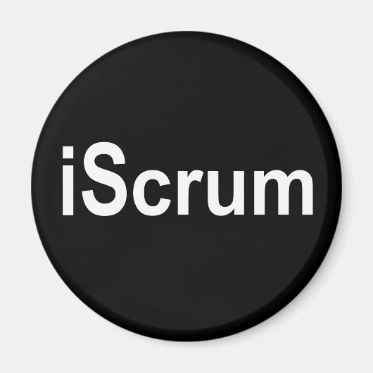 Scrum Rugby Scrum Tshirt Magneet (Voorkant)