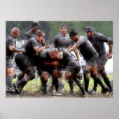 SCRUMMAGE RUGBY POSTER (Voorkant)