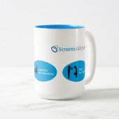 Scrums Allegiance Caffeine Holster Tweekleurige Koffiemok (Voorkant rechts)