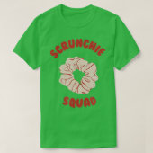 Scrunchie Squad BFF terug naar schoolhaar 1 T-shirt (Design voorkant)