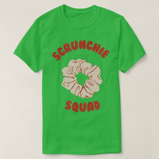 Scrunchie Squad BFF terug naar schoolhaar 1 T-shirt (Design voorkant)