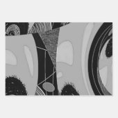 "Scrunchies" inpakpapier Flat Sheet Set van 3 Vel (Voorkant)