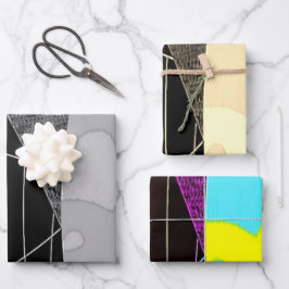 "Scrunchies" inpakpapier Flat Sheet Set van 3 Vel