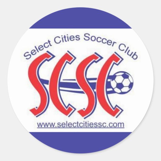 SCSC-Sticker Ronde Sticker (Voorkant)