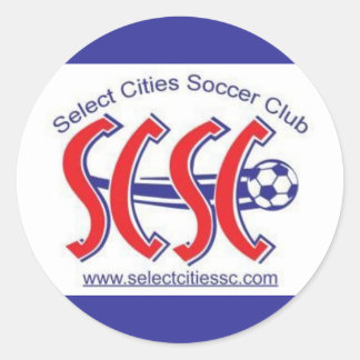 SCSC-Sticker Ronde Sticker
