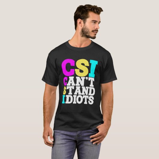 SCSI kan geen dioten staan _ T-shirt (Voorkant volledig)