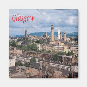 SCT003 GLASGOW, Schotland, Fridge Magnet