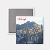 SCT004 EDINBURGH, Schotland, Koelkast Magneet (Voorkant / Achterkant)
