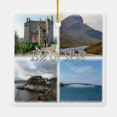 SCT005 SCOTLAND, het eiland skye, Keramisch Ornament (Achterkant)