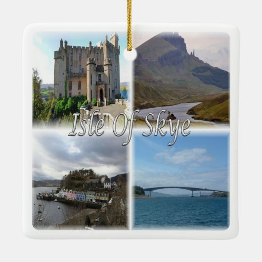 SCT005 SCOTLAND, het eiland skye, Keramisch Ornament (Achterkant)