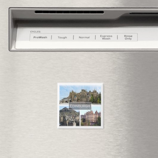 SCT006 EDINBURGH, Schotland, Fridge Magnet (Insitu (Vaatwasser))