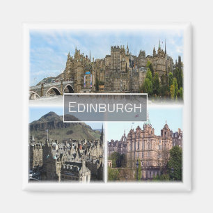 SCT006 EDINBURGH, Schotland, Fridge Magnet