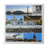 SCT007 GLASGOW, Schotland, Tegeltje (Voorkant)