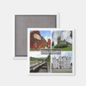 SCT008 PITLOCHRY, Schotland, Fridge Magneet (Voorkant / Achterkant)