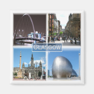 SCT009 GLASGOW, Schotland, Fridge Magneet