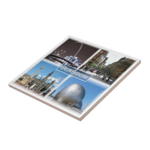 SCT009 GLASGOW, Schotland, Tegeltje