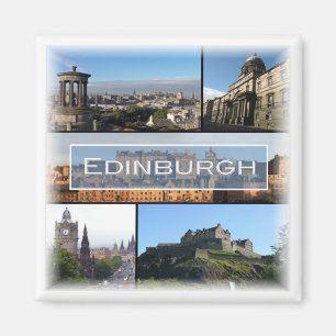 SCT010 EDINBURGH, Schotland, Fridge Magneet