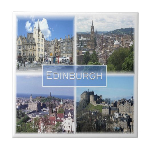 SCT011 EDINBURGH, Schotland, Tegeltje (Voorkant)