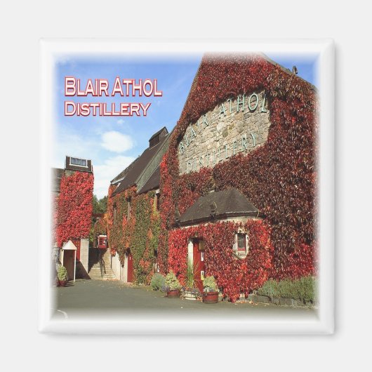 SCT012 PITLOCHRY Blair Athol Distillery Scotland, Magneet (Voorkant)