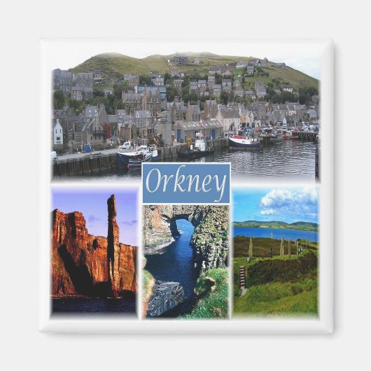 SCT013 ORKNEYS The Orkney Islands Scotland, Fridge Magneet (Voorkant)