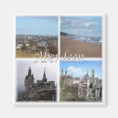 SCT016 ABERDEEN, Schotland, Fridge Magneet (Voorkant)