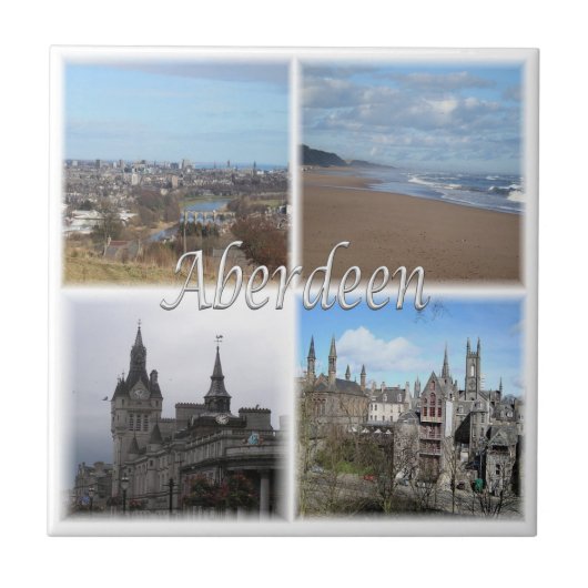 SCT016 ABERDEEN, Schotland, Tegeltje (Voorkant)