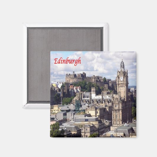 SCT019 EDINBURGH, Schotland, Europa, Fridge Magneet (Voorkant / Achterkant)