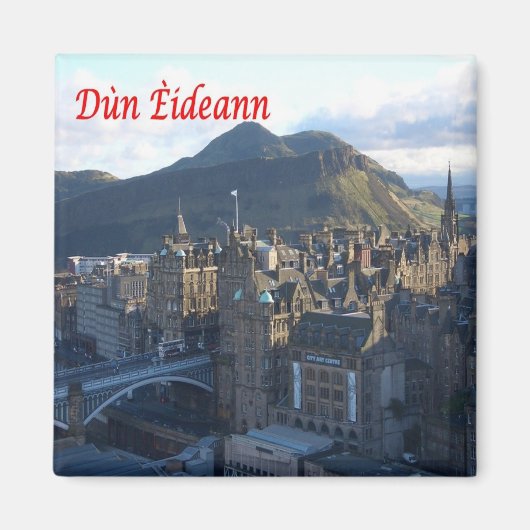 SCT021 DUN EIDEANN, Schotland, Fridge Magneet (Voorkant)