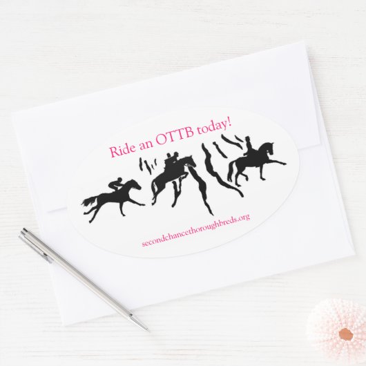 SCT-Logo-Sticker Ovale Sticker (Envelop)