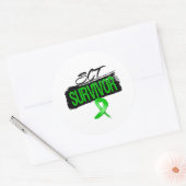 SCT stamceltransplantaat overlevende Ronde Sticker (Envelop)