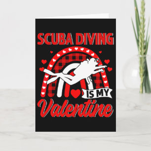 Scu Diving Is Mijn Valentijnshart Regenboog Grappi Kaart