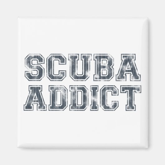 Scuba Addict Magneet (Voorkant)