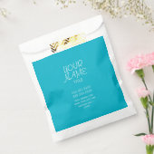 Scuba Blue FreeHand Eenvoudig Bedankzakje (Gezegeld)