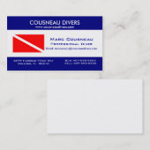 Scuba Business - Persoonlijke kaart 1 Visitekaartje (Voorkant / Achterkant)