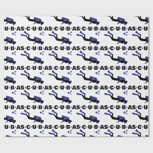 Scuba Cadeaupapier (Vlak)