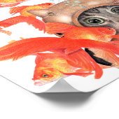 Scuba Cat bij de visserij Poster (Hoek)